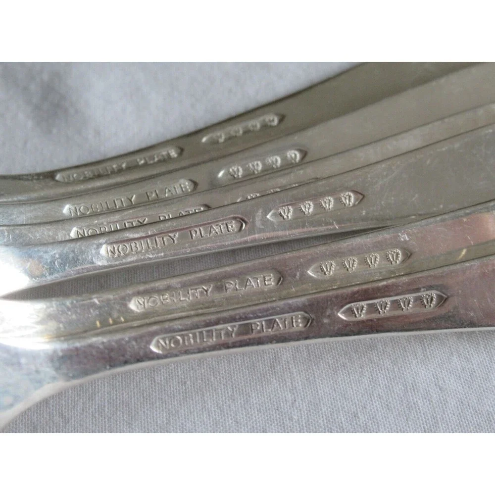 Oneida Nobility Plate REVERIE Silverplate Flatware 1937 Lot 6x Tea Spoon 6.1